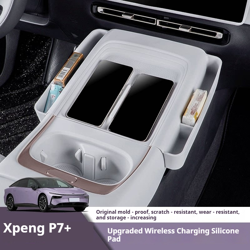 Wireless Charging Pad - Xpeng P7 Plus 센터 콘솔에 적합한