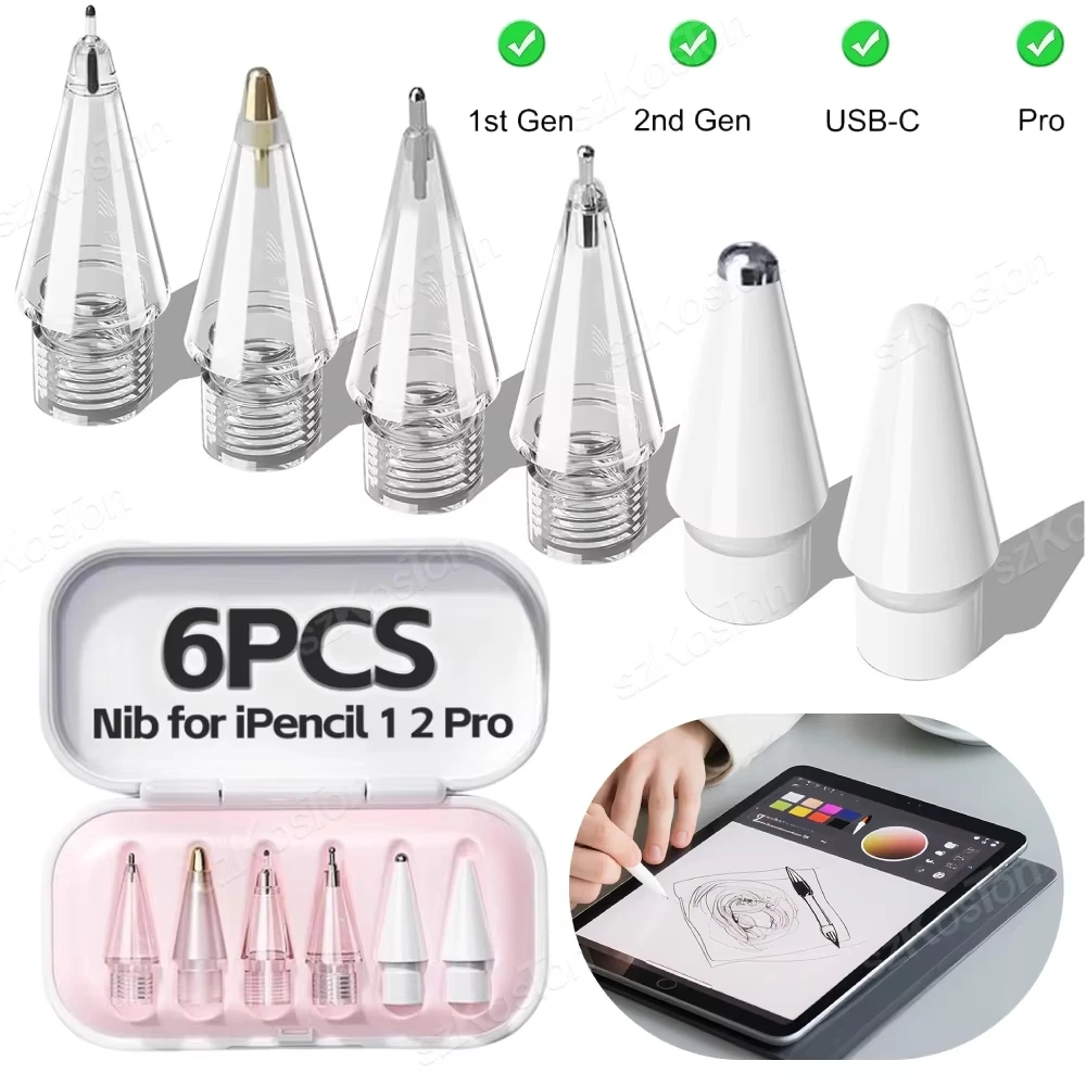 Tablet Stylus Accessories - 애플 펜슬 1세대 2세대용 DIXSG 교체용