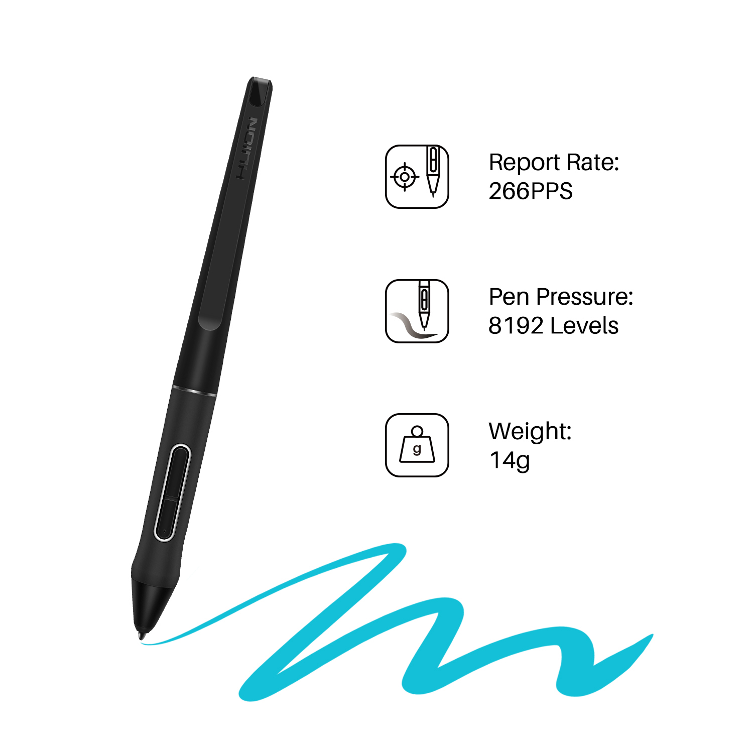 Huion Tablet Accessories - HUION PW517 그래픽 태블릿 펜 디지털