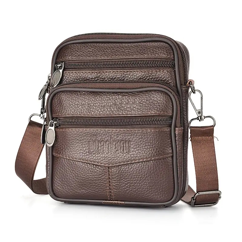 Tablet Shoulder Bag - 남자의 새로운 정품 가죽 Crossbody 가방