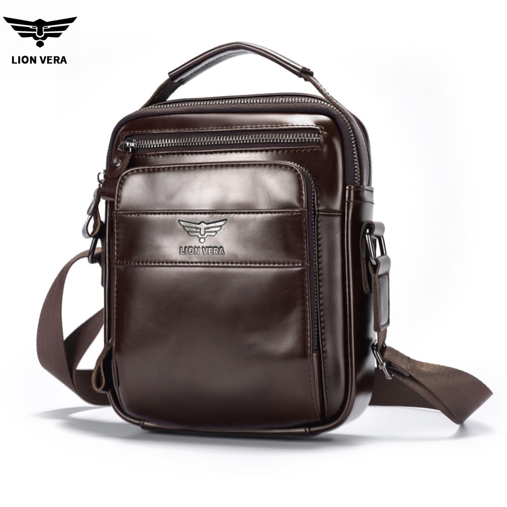 Tablet Shoulder Bag - LION VERA 남성용 정품 가죽 숄더백