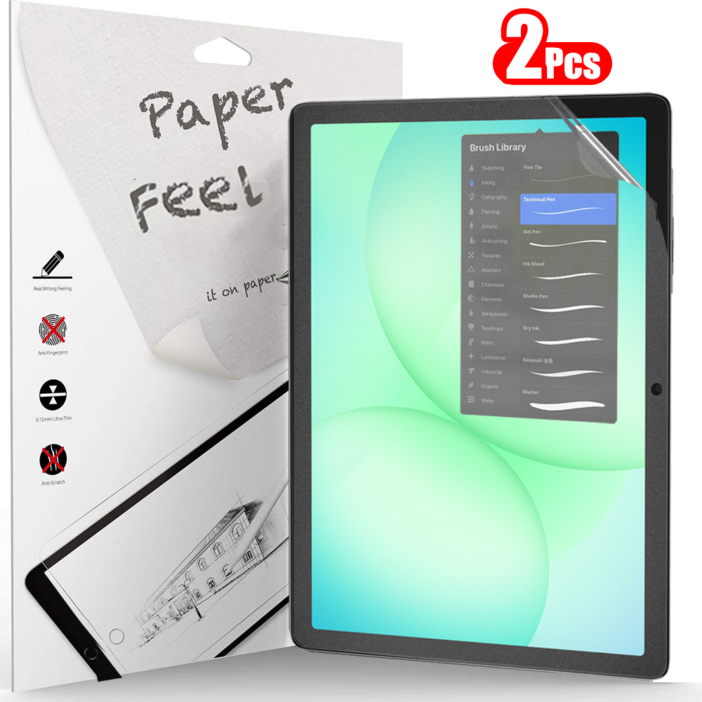 Tablet S9 Fe Accessories - 2개입 종이 느낌 스크린 보호필름 삼성