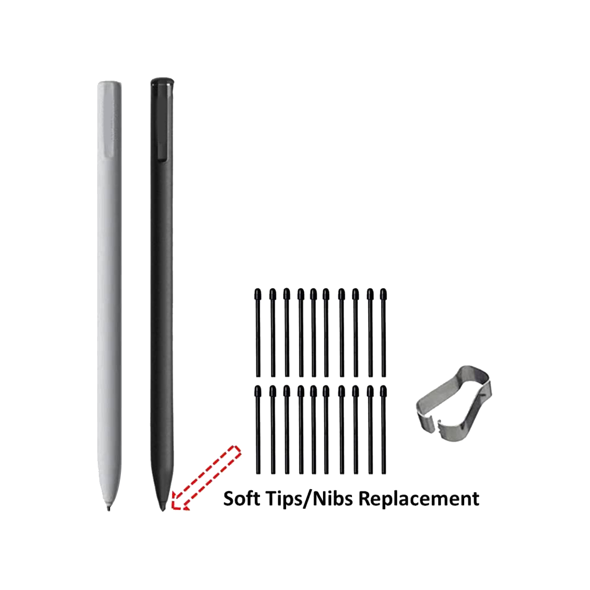 스타일러스 펜 교체용 마커 펜 팁, 펜촉 2 개, 소프 - Tablet Stylus Accessories 리뷰 및 가격