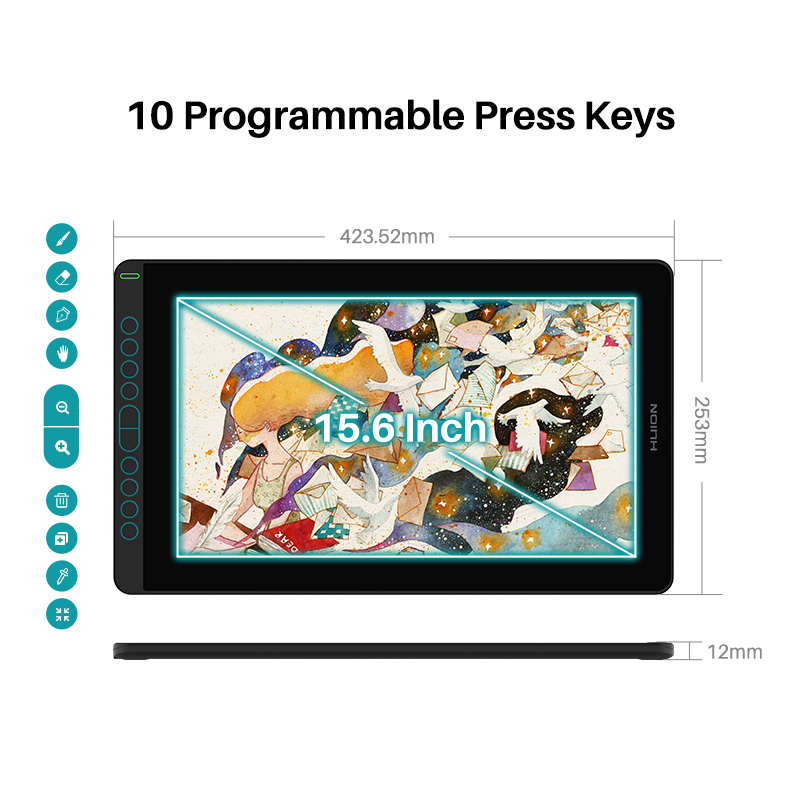 HUION-신상품 Kamvas 16(2021) 그래픽  - Huion Tablet Accessories 리뷰 및 가격