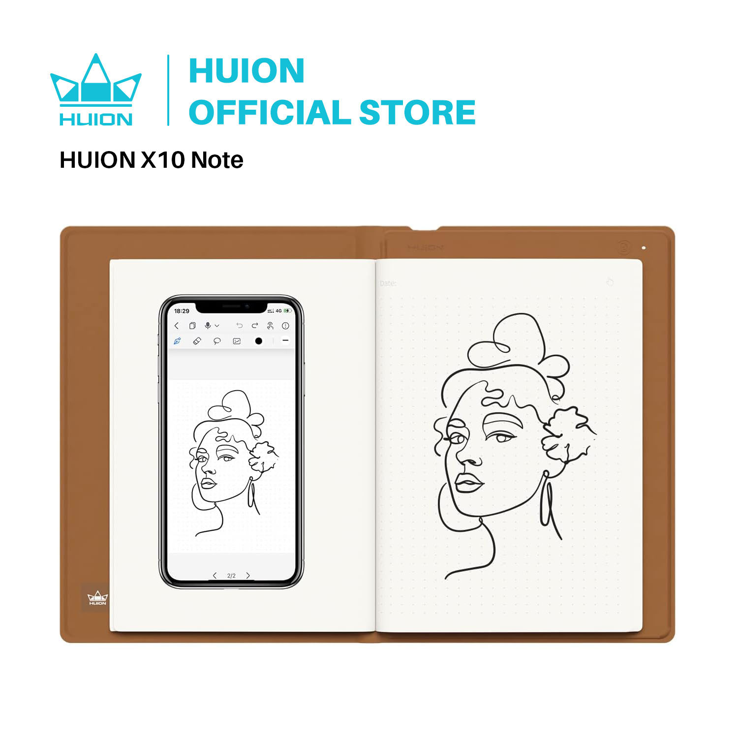 HUION 노트 2-in-1 디지털 노트북 드로잉 태블 - Huion Tablet Accessories 리뷰 및 가격