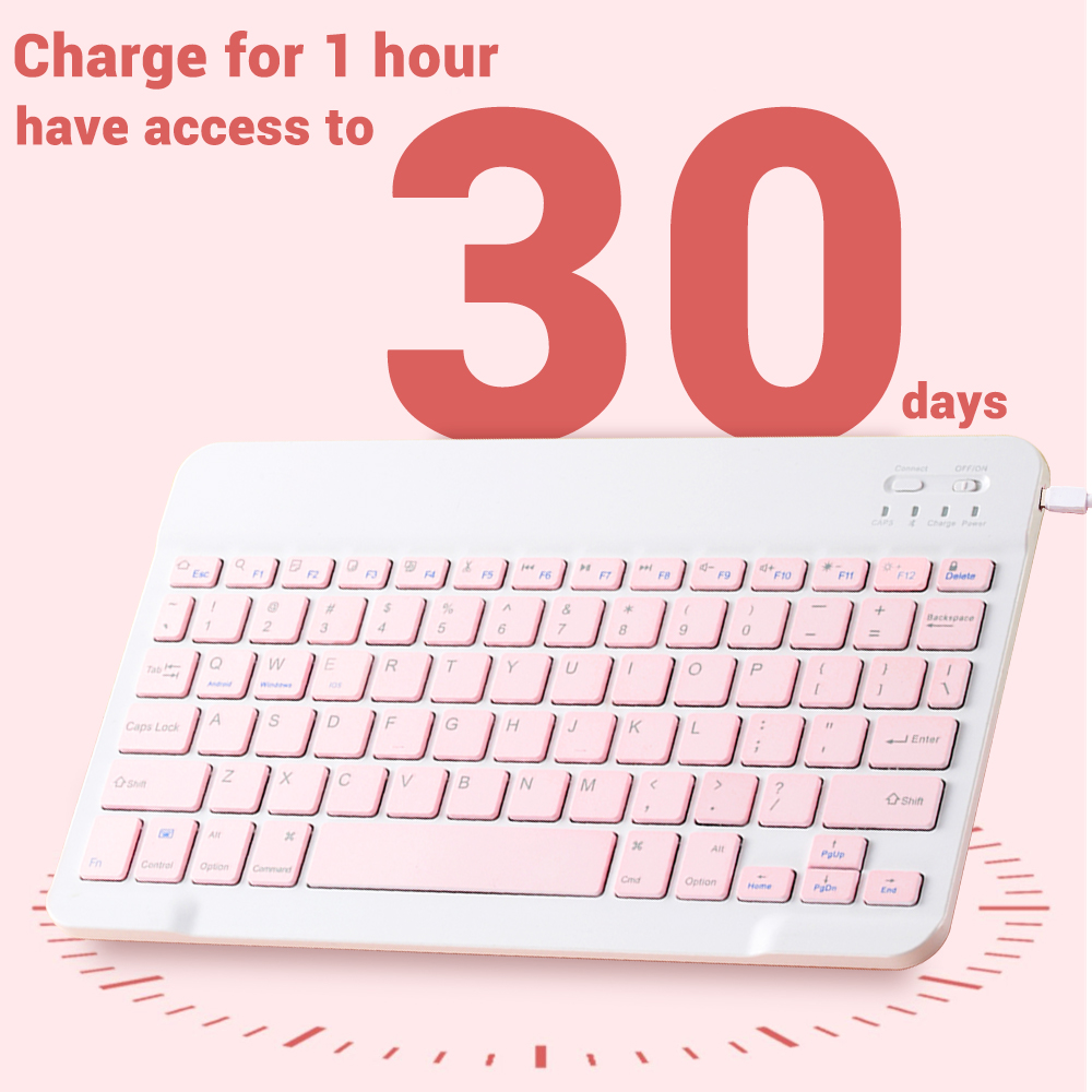 ipad 전화 태블릿 용 미니 무선 키보드 블루투스 키 - Xiaomi Tablet Accessories 리뷰 및 가격