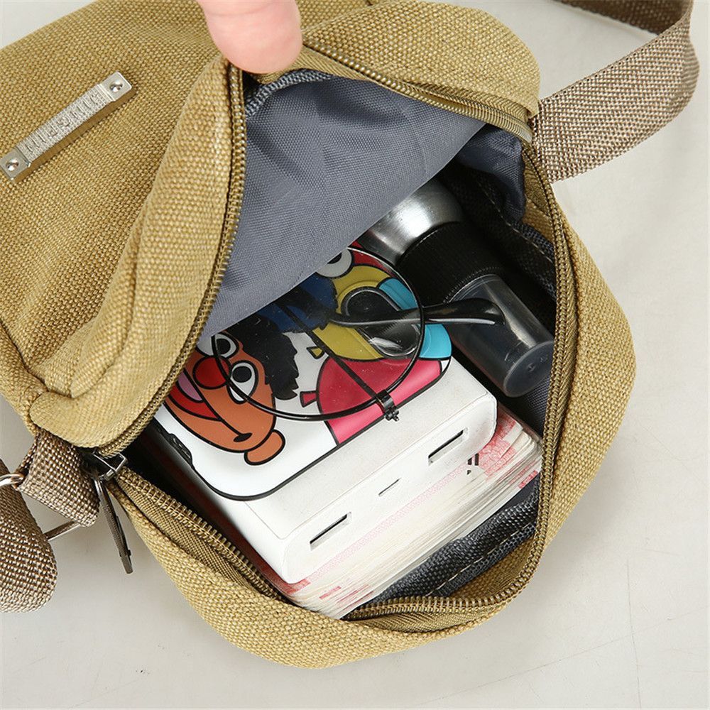 남성용 캐주얼 캔버스 숄더 메신저 백, 소형 배낭 핸드 - Tablet Shoulder Bag 리뷰 및 가격