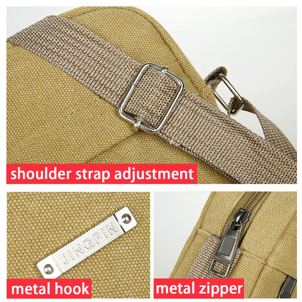 남성용 캐주얼 캔버스 숄더 메신저 백, 소형 배낭 핸드 - Tablet Shoulder Bag 리뷰 및 가격