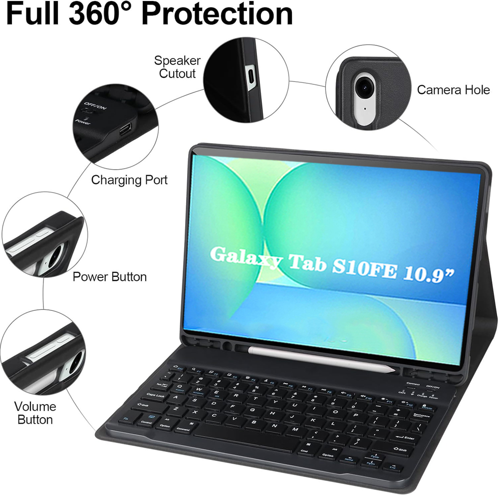 삼성 갤럭시 탭 S10 FE 10.9인치 케이스, 삼성 - Samsung Tablet Keyboard Accessories 리뷰 및 가격