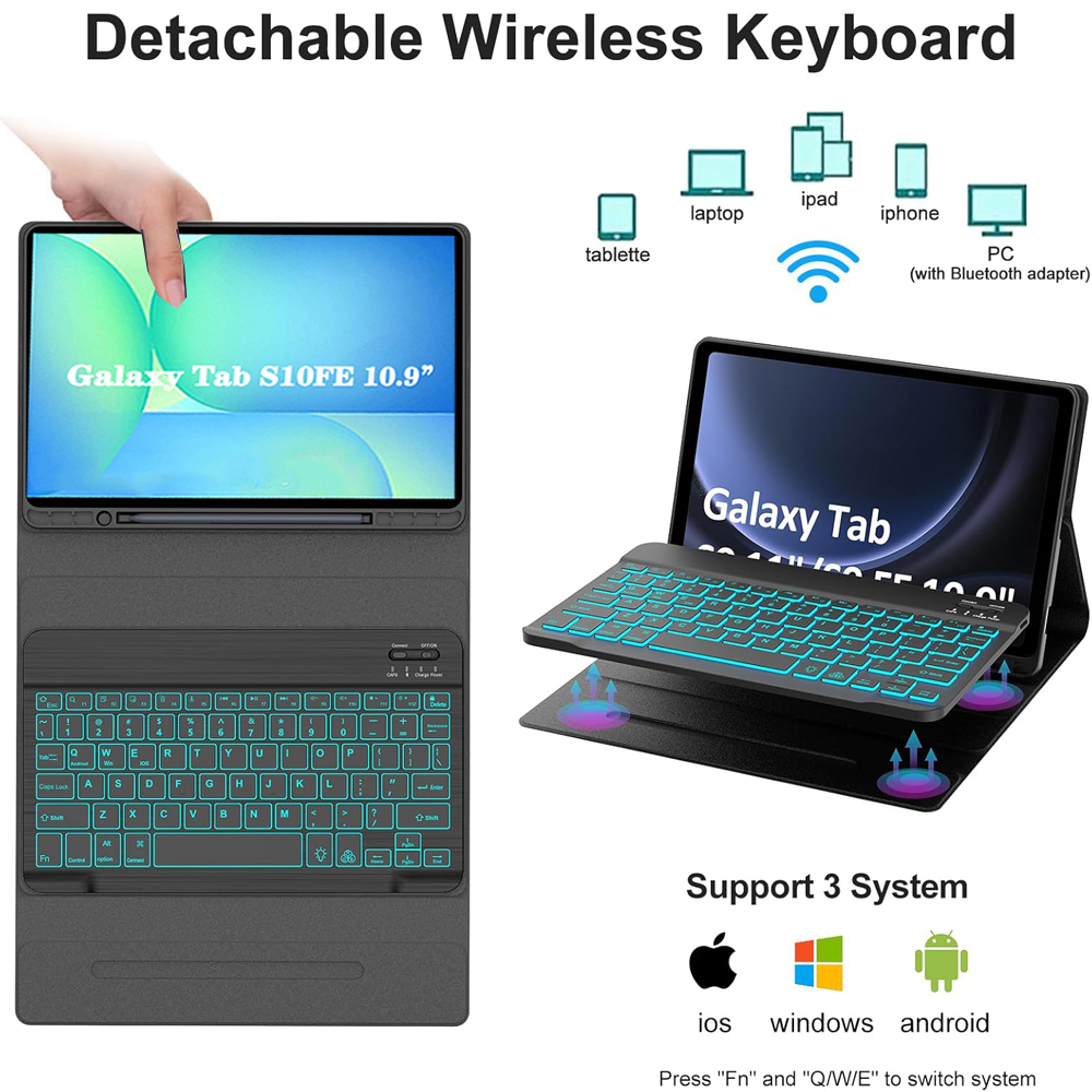 삼성 갤럭시 탭 S10 FE 10.9인치 케이스, 삼성 - Samsung Tablet Keyboard Accessories 리뷰 및 가격