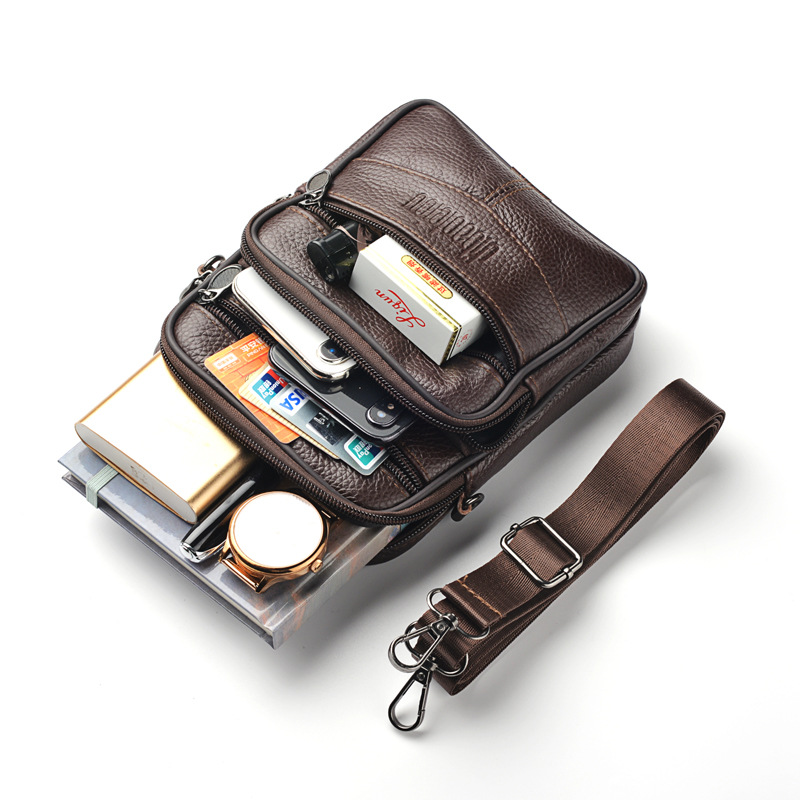 남자의 새로운 정품 가죽 Crossbody 가방 수직  - Tablet Shoulder Bag 리뷰 및 가격