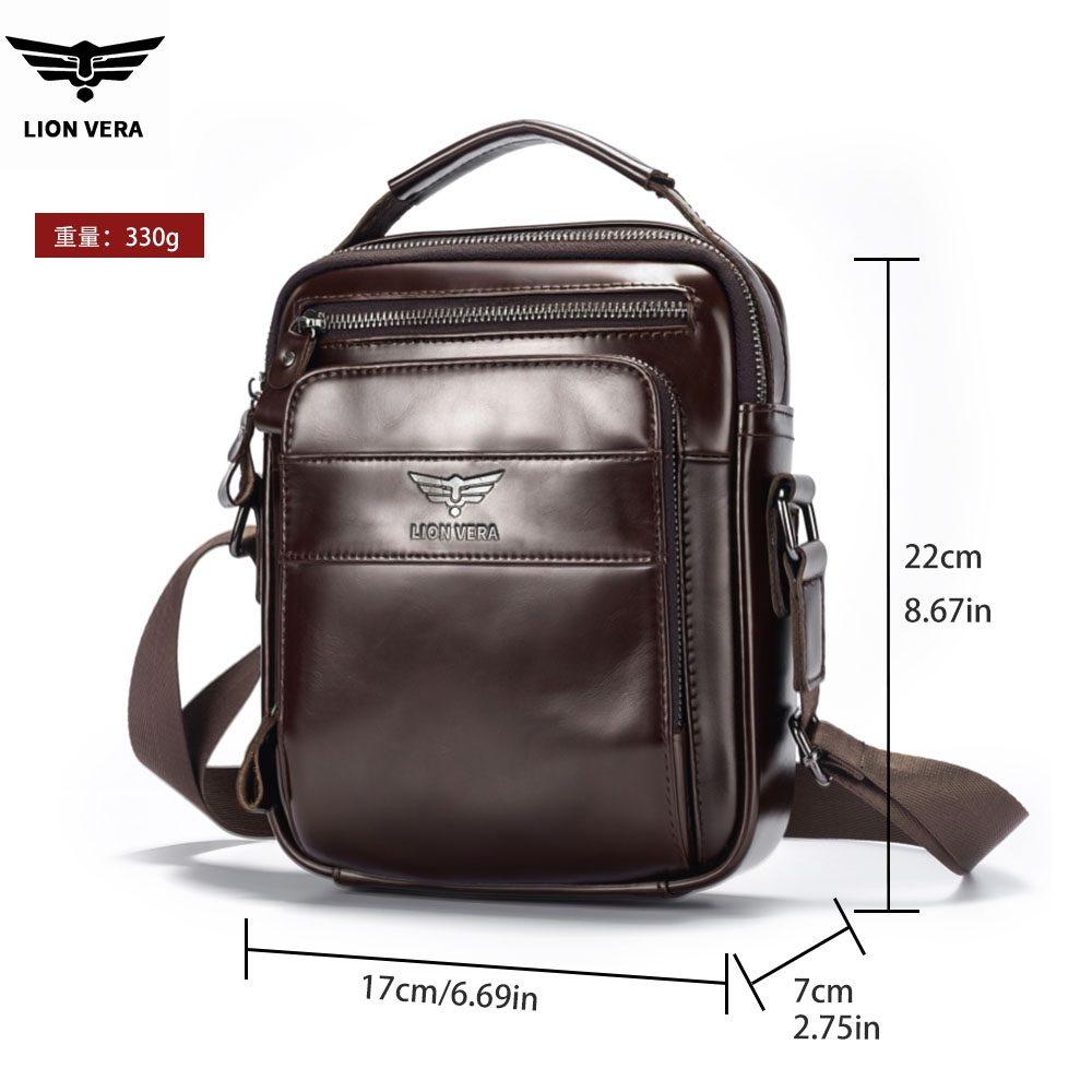 LION VERA 남성용 정품 가죽 숄더백 6.7인치  - Tablet Shoulder Bag 리뷰 및 가격