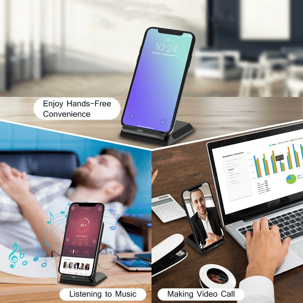삼성 갤럭시 아이폰 휴대폰용 Qi 무선 고속 충전기 충 - Wireless Charging Pad 리뷰 및 가격