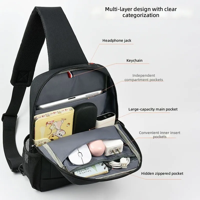 크로스바디 스트랩이 있는 남성용 대용량 아이패드 가방  - Tablet Shoulder Bag 리뷰 및 가격