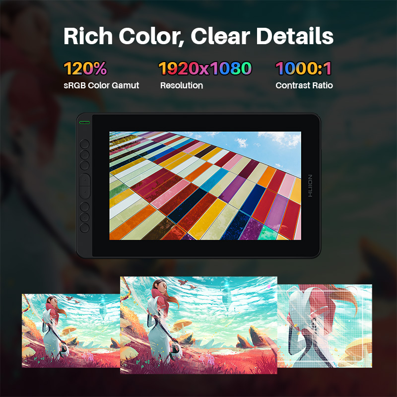 HUION Kamvas 12 그래픽 태블릿 모니터 휴대 - Huion Tablet Accessories 리뷰 및 가격