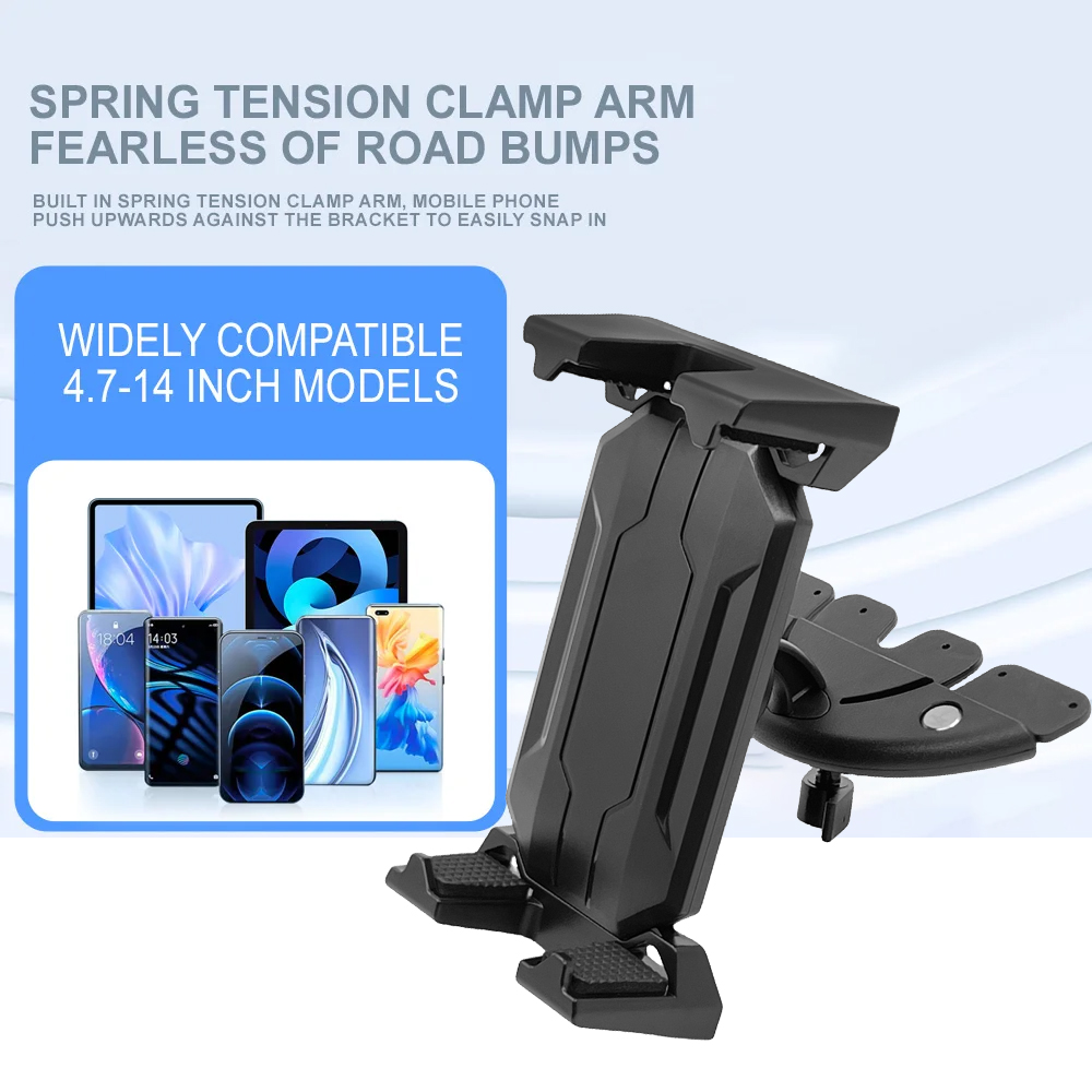 유니버설 CD 슬롯 차량용 태블릿 스탠드 휴대폰 거치대 - Xiaomi Tablet Accessories 리뷰 및 가격