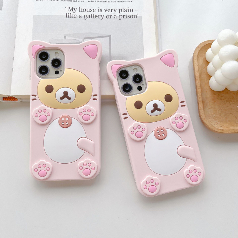 3D 귀여운 리락쿠마 곰돌이 삼성 갤럭시 S26 S25 - Tablet S9 Fe Accessories 리뷰 및 가격