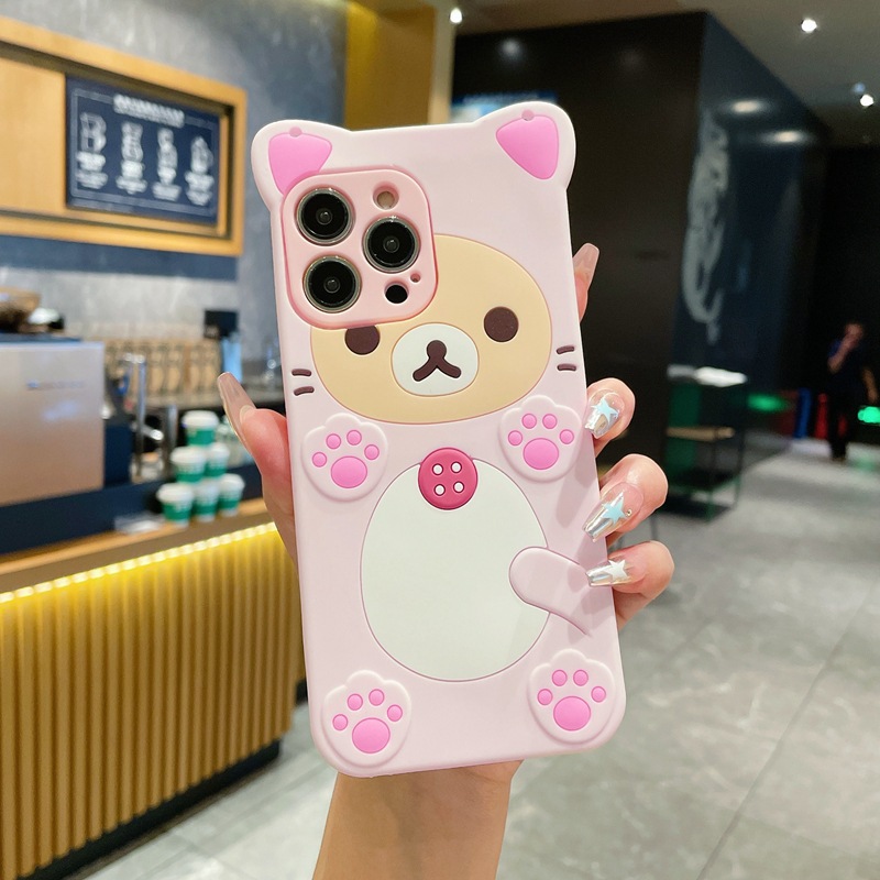 3D 귀여운 리락쿠마 곰돌이 삼성 갤럭시 S26 S25 - Tablet S9 Fe Accessories 리뷰 및 가격